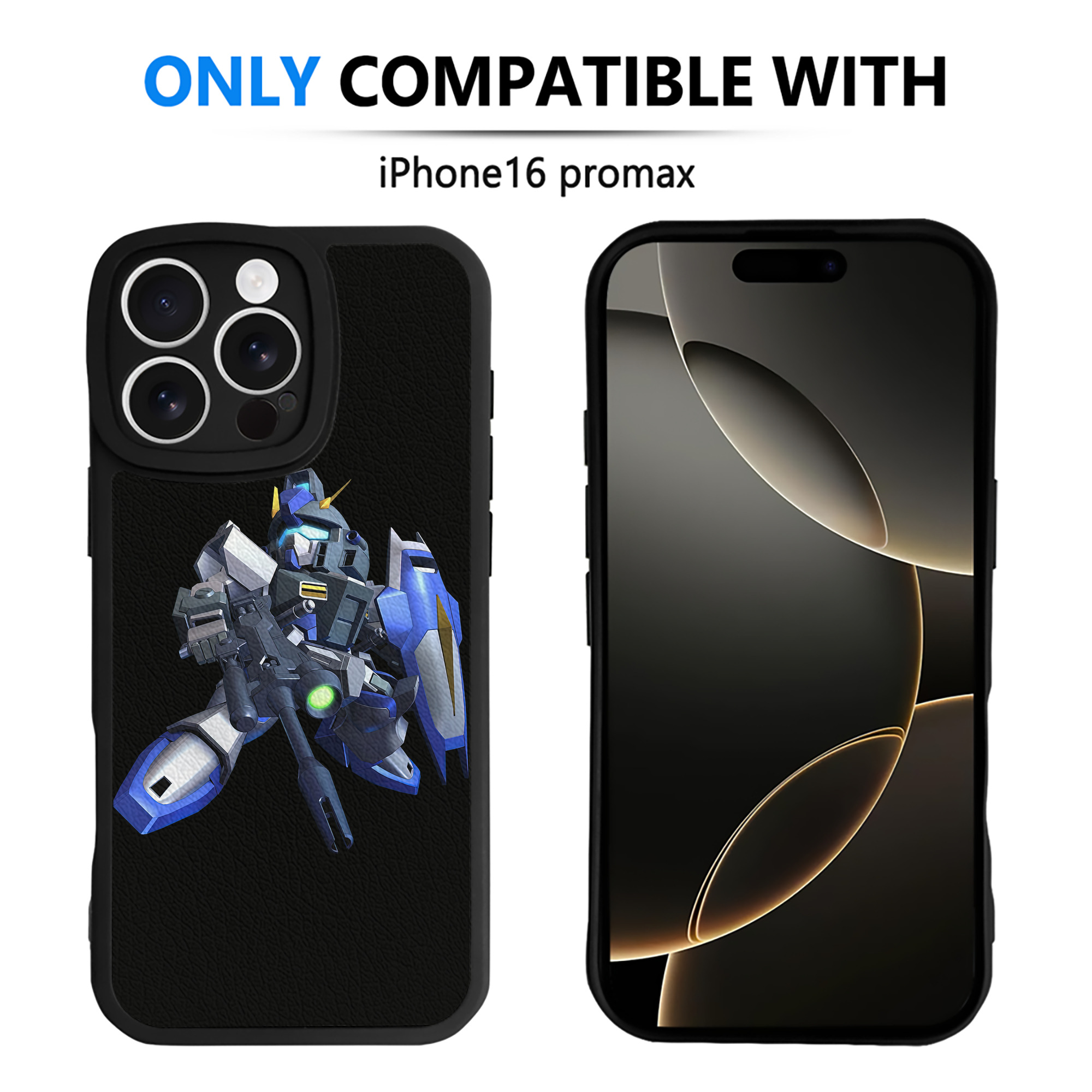 （画像用） 機動戦士ガンダム Mobile Suit Gundam 【iPhone 16シリーズ対応】シリコンスマホケース（レザー調） 材質：シリコン
